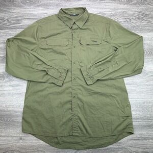 Sitka Gear Shirt Mens XL Olive Green Double Pocket Performance Hunting Outdoor
